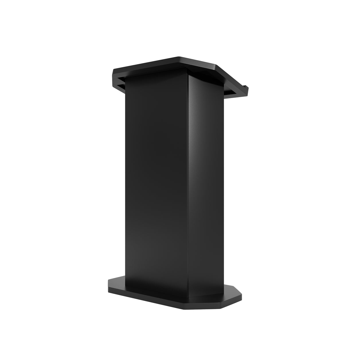 Haooyeah Lectern with Storage Shelf and Cable Management Hole, Stable Classroom Conference Podium